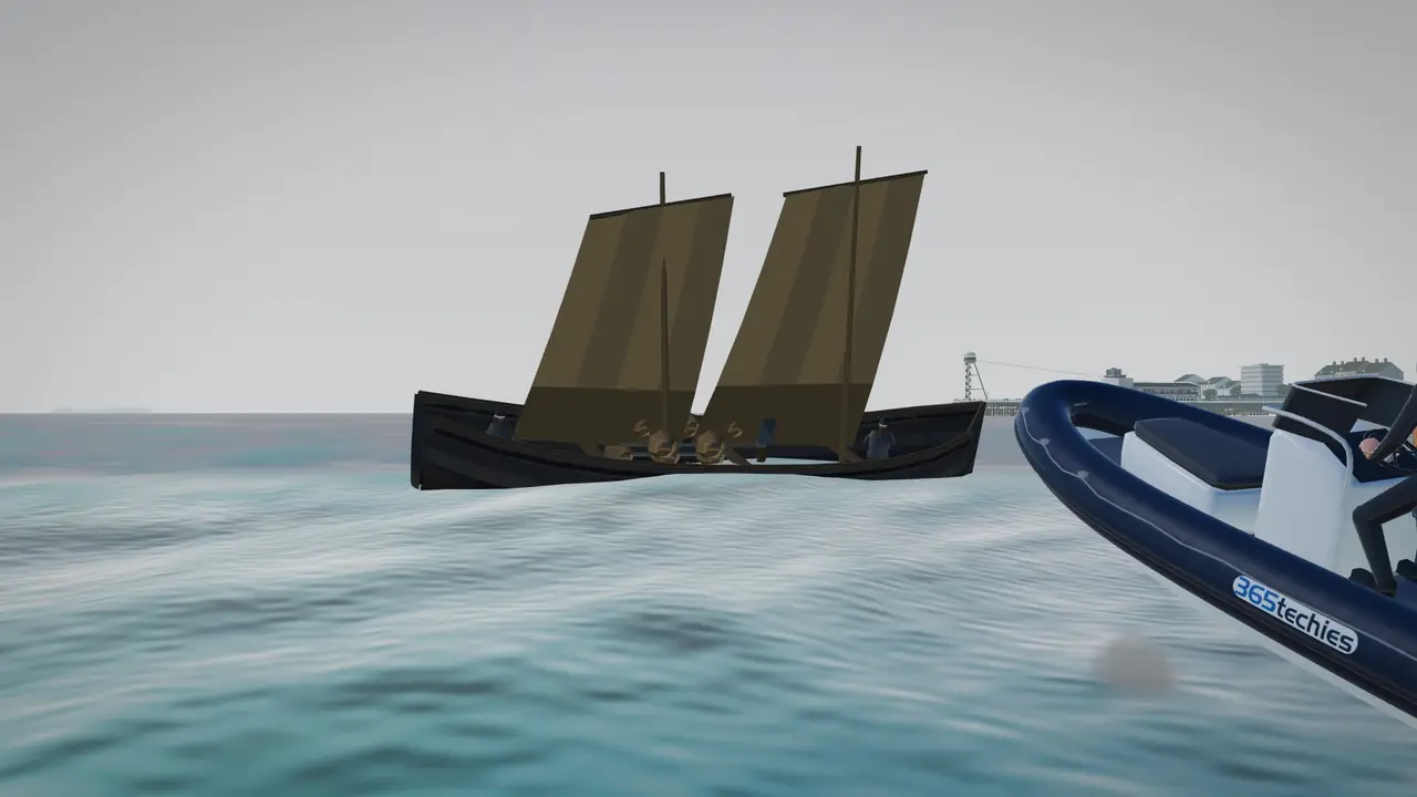 Seafront, The Smuggling Run: The Dorset coast at night: creep up on the lugger.